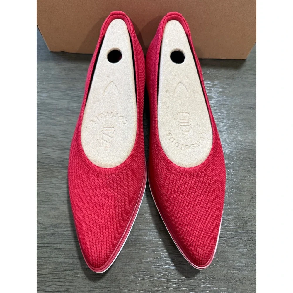 VIVAIA Veronica Pointed Toe Water-Repellent Flats All-Day Comfort EU/41‎ US/9.5